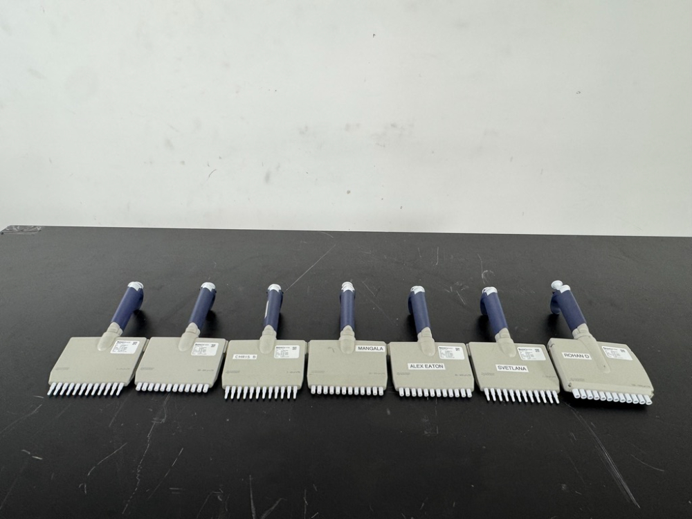 Image of Rainin Multichannel Pipettes - Quantity 7